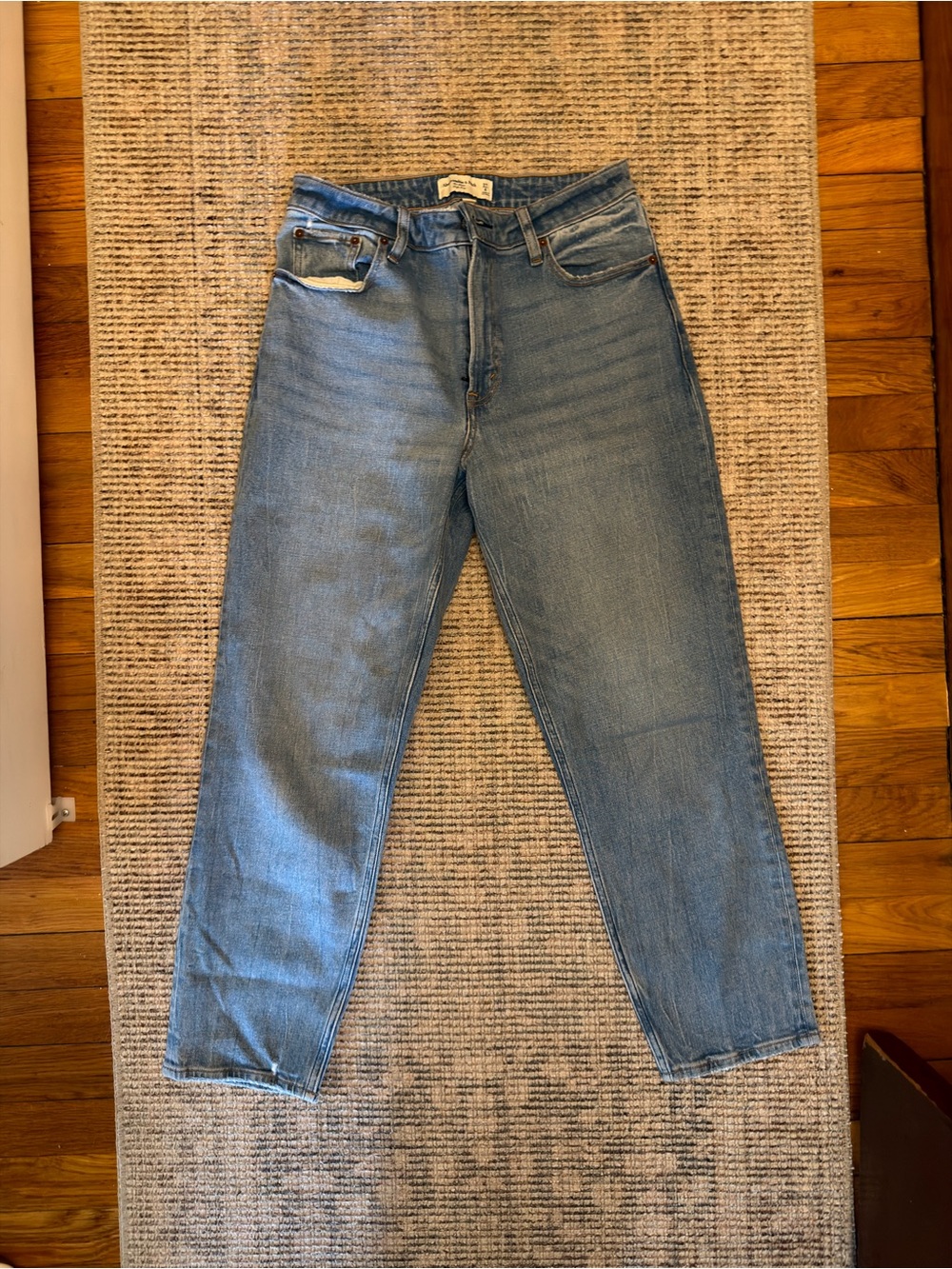 Abercrombie curve love mom high rise